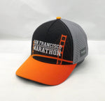 Trucker -Black/Orange Laser-Cut Tech- Bridge