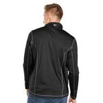 SFM Men's Stretch 1/4 Zip -Black- 2024 Fin Embr.