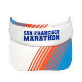 SFM Visor - Tech Velcro -White- Stripes