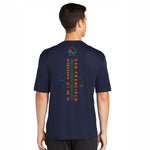 SFM Men's Tech Tee -Navy- Course