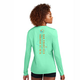 SFM Women's LS Tech UPF50 Tee -Seafoam- Course