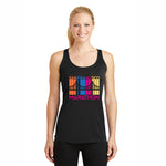 SFM Women's Tech Racerback Singlet -Black- Color