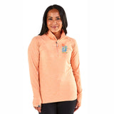 SFM Women's Jacquard Eco 1/2 Zip -Melon- LCP