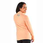 SFM Women's Jacquard Eco 1/2 Zip -Melon- LCP