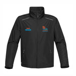 Men's Hooded Zip Shell -Black- 2025 Embr. Finisher