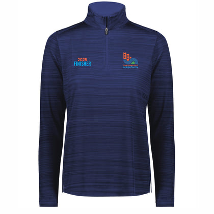 Women's Tech 1/4 Zip -Navy- 2025 Embr. Finisher