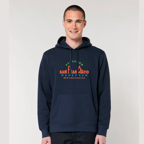 Adult Organic Fleece Hoody -French Navy- 2025 Finisher