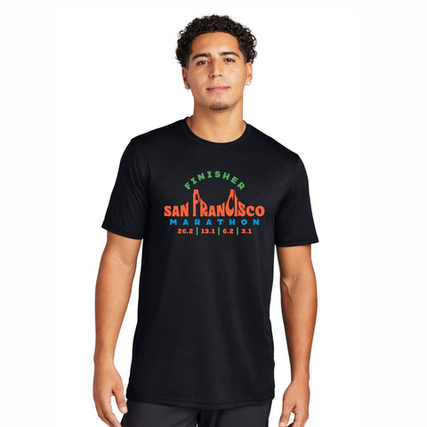 Men's Tech Sueded Tee -Black- 2025 Finisher