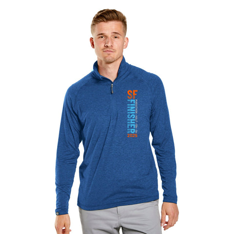Men's Sueded Eco 1/4 Zip -Indigo- 2025 Finisher