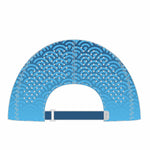 Cap -White/Blue Laser-Cut Tech- Stripes