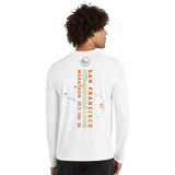 Men's LS Tech UPF50 Tee -White- Course