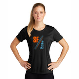 Women's Tech Tee -Black- Course