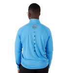 Men's Sueded Eco 1/4 Zip -Azure- LCP