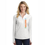 Women's Tech Reflective 1/2 Zip -White- LCP