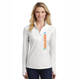 Women's Tech Reflective 1/2 Zip -White- LCP