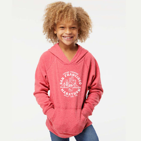 Youth Fleece Hoody -Pomegranate- Future