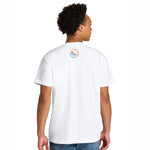 Adult Relaxed Heavyweight Tee -White- Stripes
