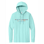 Men's LS Organic Cotton Sun Hoody -Saltwater- Art Deco