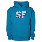 Adult Boxy Fleece Hoody -Azure- Windows