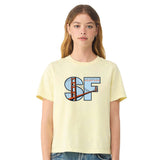 Women's Garment-Dyed Tee -Buttermilk- Windows
