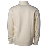 Adult Fleece 1/4 Zip -Bone- Embroidery