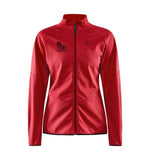 Women's CRAFT Zip Soft Shell -Rose- Embroidery