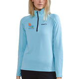 Women's CRAFT Tech 1/4 Zip -Area- Embroidery
