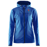 Women's CRAFT Zip Hoody -Sweden Blue- Embroidery