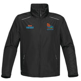 Men's Hooded Zip Shell -Black- 2026 Finisher Embr.