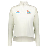 Women's Eco Knit 1/2 Zip -Birch- 2026 Finisher Embr.