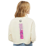 Women's Crop Fleece Crew -Bone- 2026 Finisher
