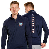 Men's Sueded Eco 1/4 Zip -Navy- 2026 Finisher