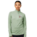 Women's Sueded Eco 1/4 Zip -Sage- 2026 Finisher