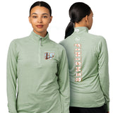 Women's Sueded Eco 1/4 Zip -Sage- 2026 Finisher