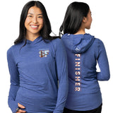 Women's LS Eco Hooded Tee -Blueberry- 2026 Finisher