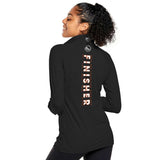 Women's Sueded Eco 1/4 Zip -Black- 2026 Finisher
