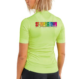 Women's Full Zip CRAFT Jersey -Snap- Rainbow