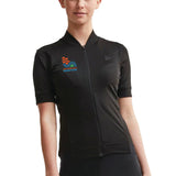 Women's CRAFT Cycle Jersey -Black- Rainbow