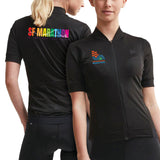 Women's CRAFT Cycle Jersey -Black- Rainbow