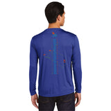 Men's LS Tech Tee -Royal- Course