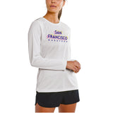 Women's LS Tech CRAFT Tee -White- Course
