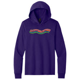 Adult LS Fashion Sun Hoody -Purple- Wavy