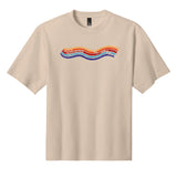 Adult Heavyweight Drop-Shoulder Tee -Chai- Wavy