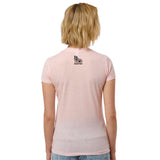 Women's Fashion Tee -Heather Pink- Wavy