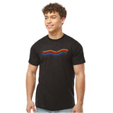 Adult Fashion Tee -Black- Wavy