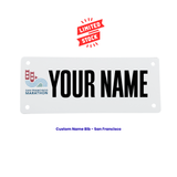 Customizable 'Yell My Name' Race Bib- SF
