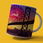Stoneware Wrap 11 oz Mug - Photo 'Bridge Design' - SF Marathon