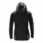 SFM Men's DWR Zip Hooded Shell -Black- Embroidery