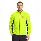 SFM Men's Tech Zip Shell -Pace Yellow- Embroidery