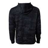 SFM Unisex Fleece Zip Hoody -Black Camo- Embroidery